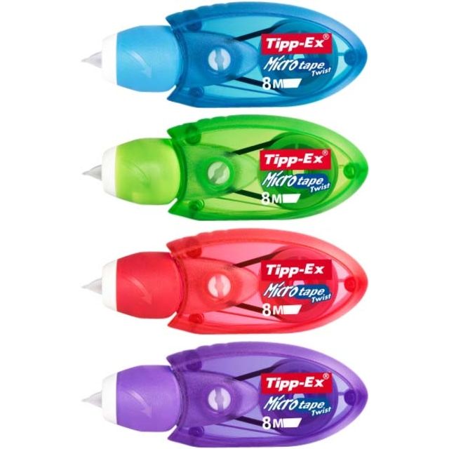 Tipp-ex - Correction micro twist 5mmx8m pack économique 40+20 offert