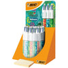 Bic - Stylo bille 4 couleurs velours médium assorti | 30 pièces