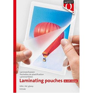 Quantor - Laminingabdeckung A6 2x125micron 100 Stück