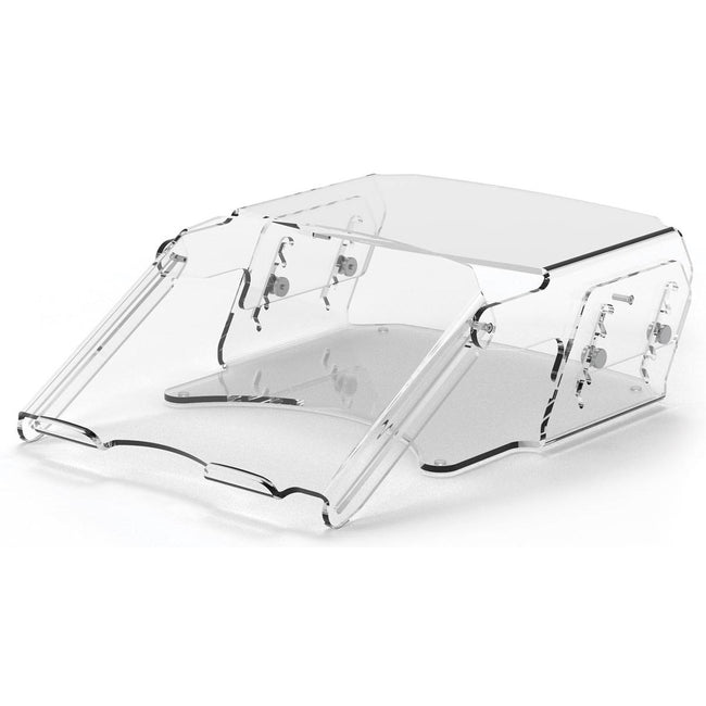 Fellowes - Support d'écran réglable Clarity avec porte-documents