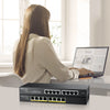 ZYXEL -   GS1915-8EP Managed L2 Gigabit Ethernet (10/100/1000) Power over Ethernet (PoE) Zwart