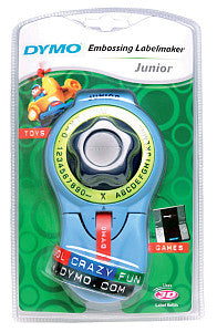 Dymo - Schrift Junior Präge blau