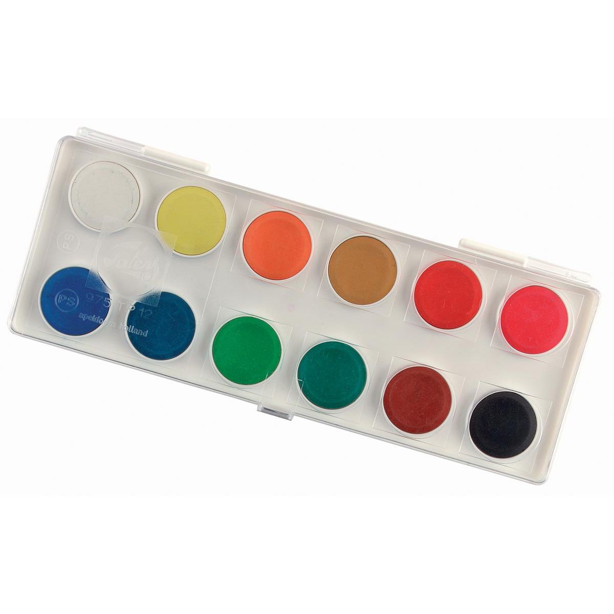 Talens – deckende Aquarellfarbe, Set mit 12 Näpfchen