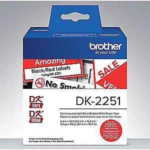 Brother - Etiket DK-22251 doorlopend 62mm 1 rol á 15m wit