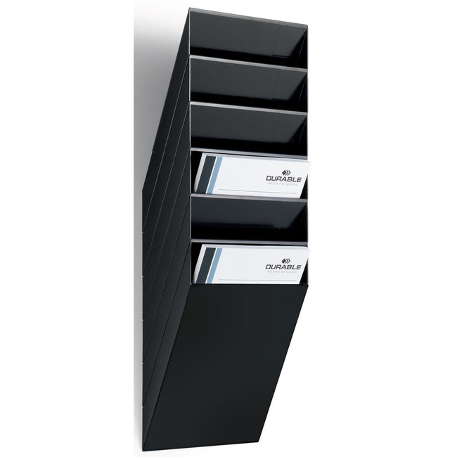 Durable - porte-brochures Flexibox 6 A4, noir