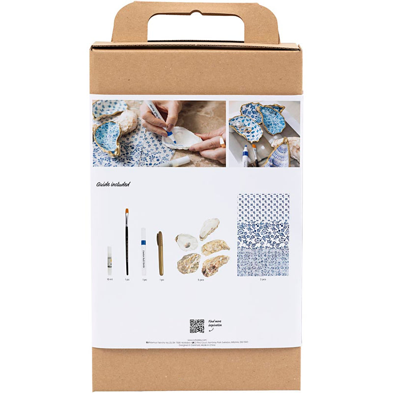 Creativ Company - Hobby set découpage de coquilles d'huîtres