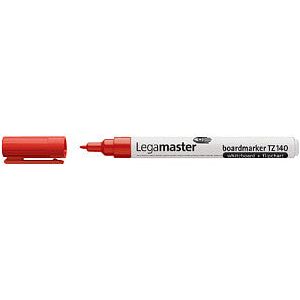 Legamaster - Felt -vertlift Legamaster TZ140 Whiteb autour de 1 mm rouge | Boîte extérieure une pièce de 10