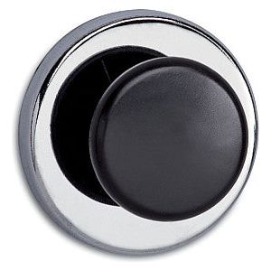 Maul - aimant avec bouton 65 mm Tenskkracht 12kg chrome / noir | 4 pièces