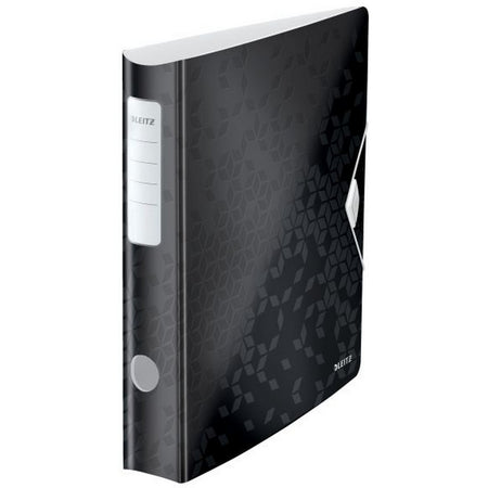Leitz - Dossier WOW Dos actif de 6,5 cm, noir
