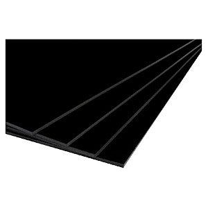 Quantore - Foamboard 50x70cm 2-Side 5 mm noir | 10 pièces