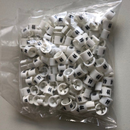 Klika -  Minimarker wit/zwart 44 100st