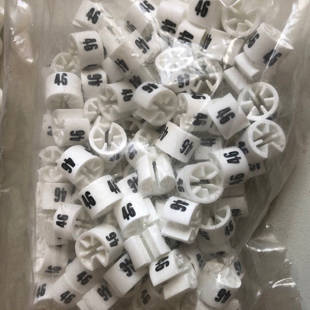 Klika - Minimarker weiß/schwarz 46 100 Stk