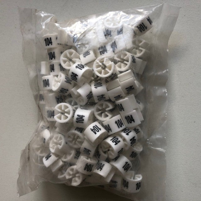 Klika - Minimarker weiß/schwarz 104 100 Stk