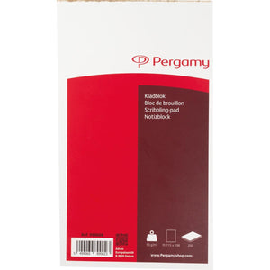 Pergamy - bloc-notes, pi 11,5 x 19,8 cm, 200 feuilles, uni