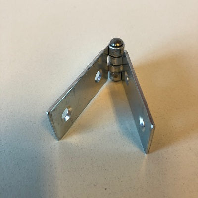 Klika - Charnière trottoir classique en plastique noir