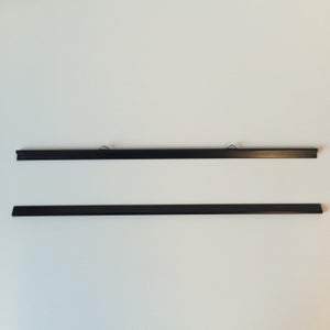 Klika - Plakatklemmen-Set 420 mm lang 0/2 schwarz 70-teilig