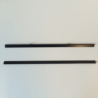 Klika -  Posterklemmen set 420 mm lang 0/2 zwart