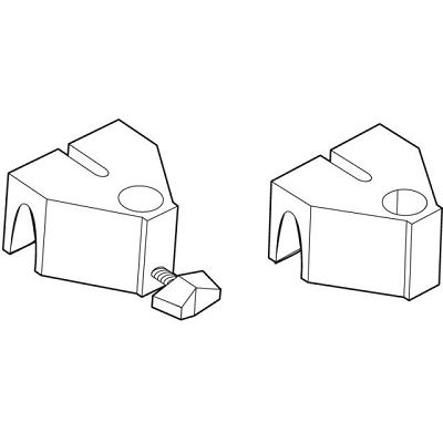 Klika - Collier de serrage pour tube sur panier métallique haut-bas