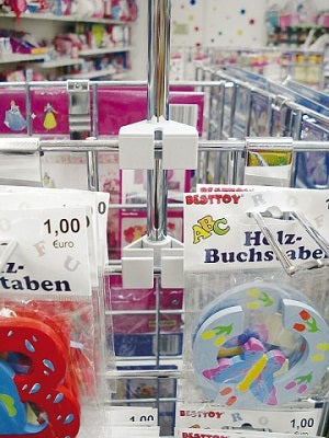 Klika - Collier de serrage pour tube sur panier métallique haut-bas