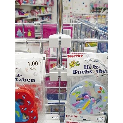 Klika - Collier de serrage pour tube sur panier métallique haut-bas