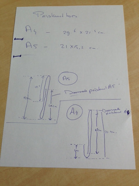 Klika - Porte-cartes 297x210mm Épaisseur 1mm PETG