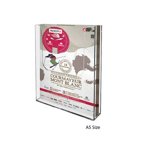 Klika - Poubelle à brochures modèle A5 à suspendre