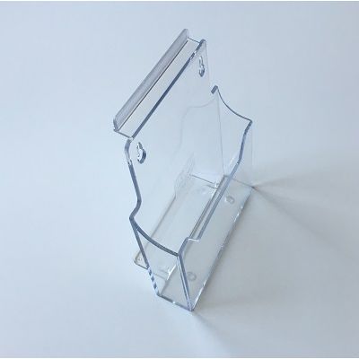 Klika - Poubelle à brochures A5 suspendue au mur à lattes