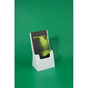 Klika - Prospektablage BIO 1/3 A4 Hochformat Farbe weiß 20 Stück