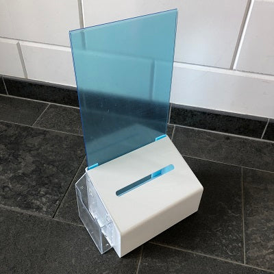 Klika - Boîte pour cartes de visite avec porte-cartes A4 3 pièces
