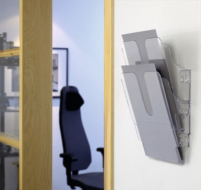 Klika - Brochure murale A4 verticale 2 compartiments