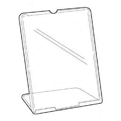 Klika -  L-standaard A4 vertikaal bovenzijde open