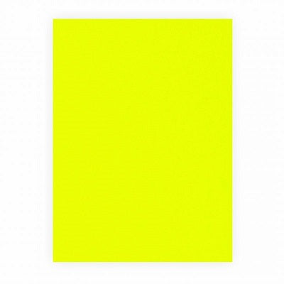Klika - Carton de vitrine 48x68 cm jaune fluo 380gr. 70 pièces