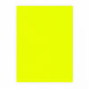 Klika - Carton de vitrine 48x68 cm jaune fluo 380gr. 70 pièces