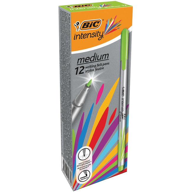 Bic - fineliner Intensity, medium, lichtgroen