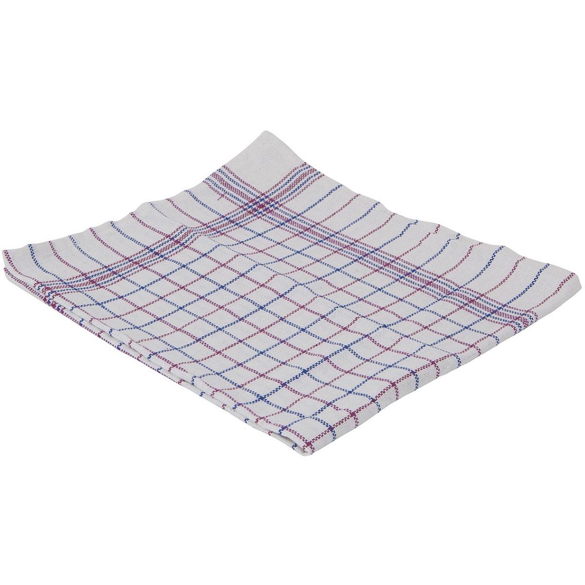 Klika -  Handdoek, ft 65 x 65 cm, geruit, pak van 6 stuks