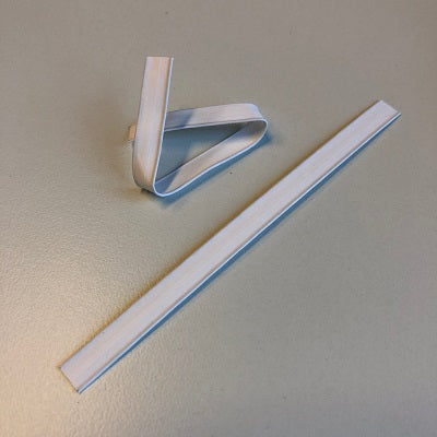 Klika -  Planoclipzaksluiting 120 mm wit 1000st