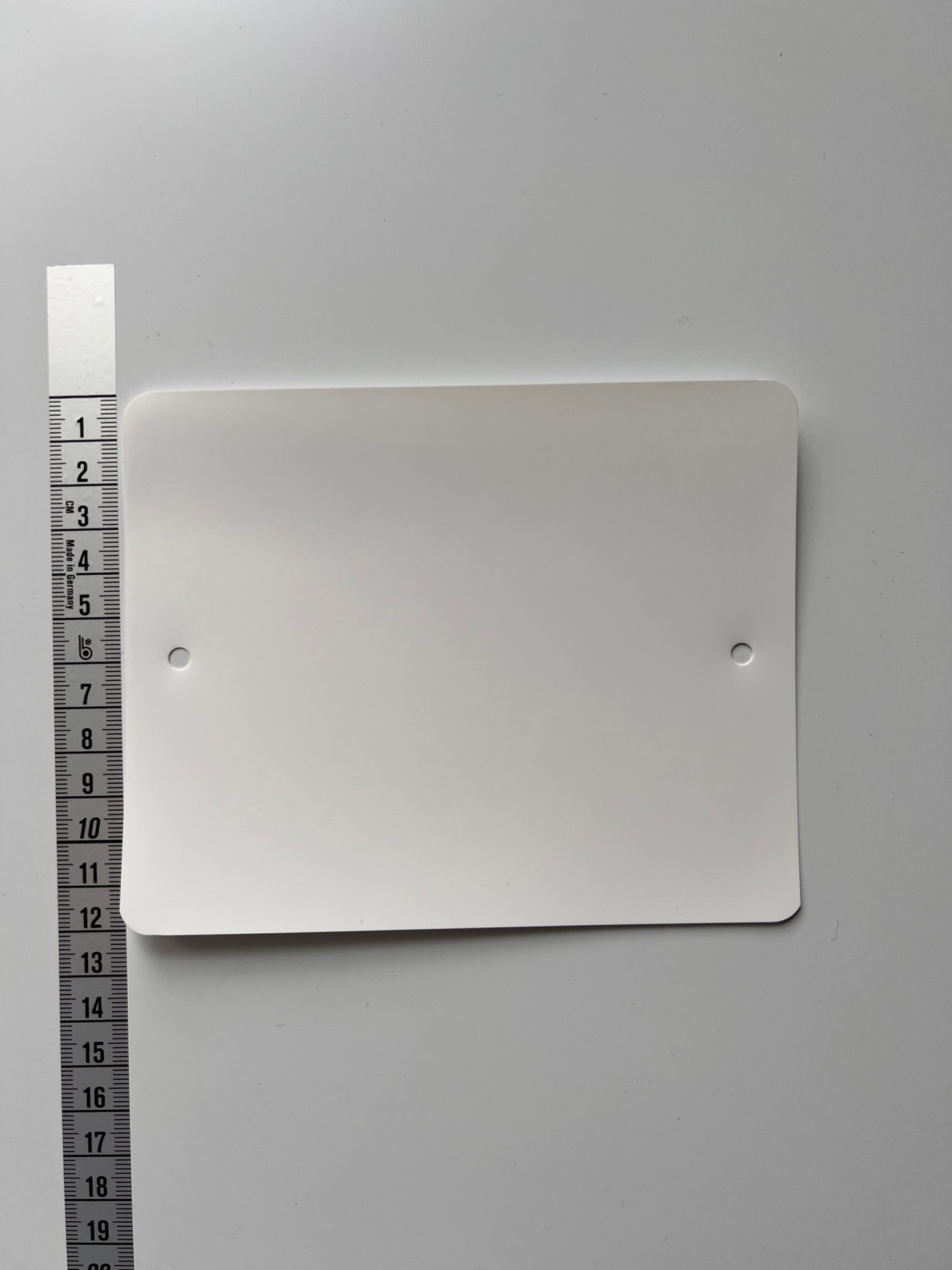 Klika - Etiquettes PVC 120x150 mm 2 trous blanc