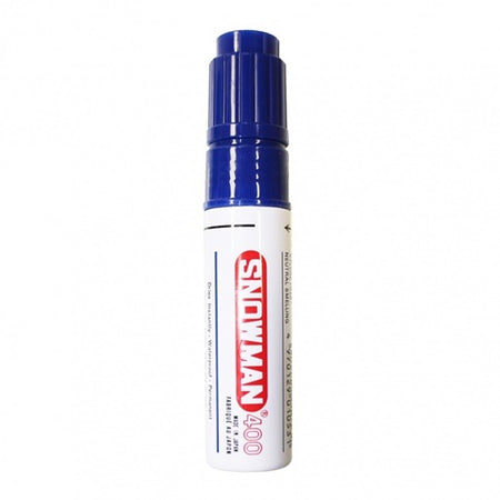 Klika -  Stift Snowman 400 blauw permanent marker