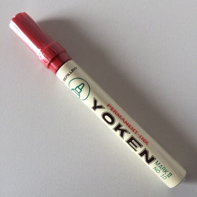 Klika -  Stift Yoken No. 10 rood ronde punt