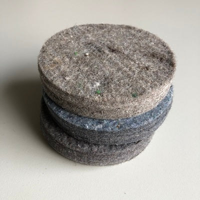 Klika - Feutre Plekolit lot de 3 feutres ronds pour pot 10 pièces