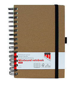 Quantore - Notebook A5 Spiral Line 192BLZ 80gr Kraft