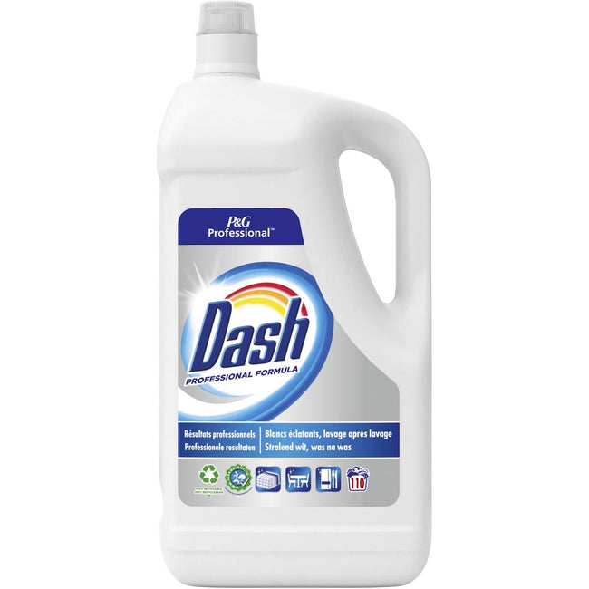 Dash - h Professional wasmiddel Regular, fles van 4,95 l