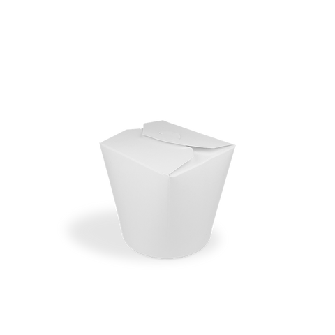 Klika - Wok to Go Cup 26oz 750ml Cardboard blanc | 500 pièces