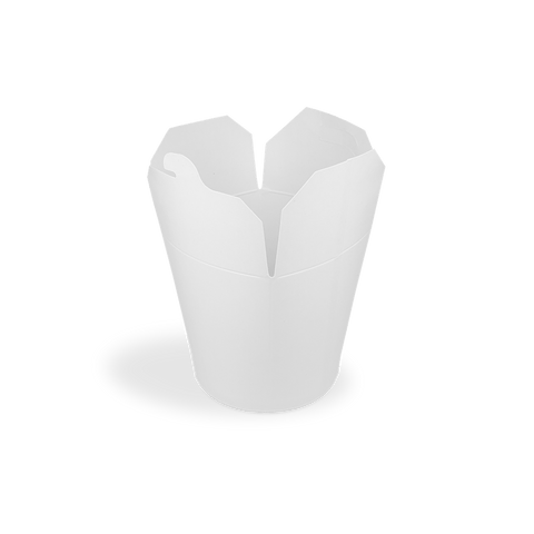 Klika - Gobelet Wok to Go 26oz 750ml carton blanc