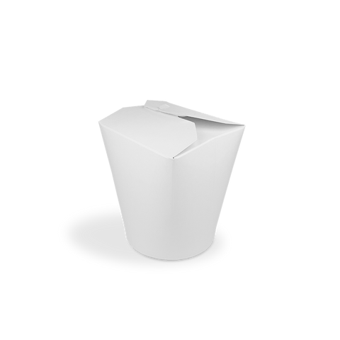 Klika - Wok to Go Cup 32oz 1000ml Cardboard blanc | 500 pièces