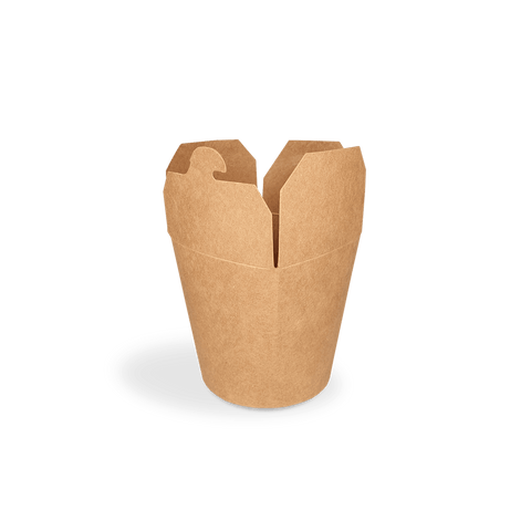 Klika -  Wok to Go beker 16oz 400ml kraft