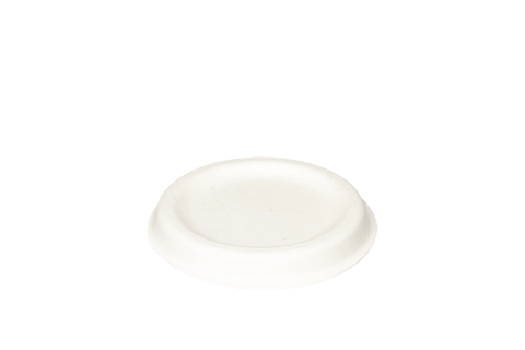 Plateau de sauce klika-lid 120 ml Ø76 mm de canne de sucre en plastique et bio sans PFAS | 50 pièces