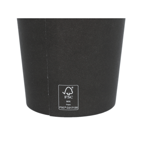 Klika - Cardboard Coffee Cup 230cc 8oz Black | 1000 pièces