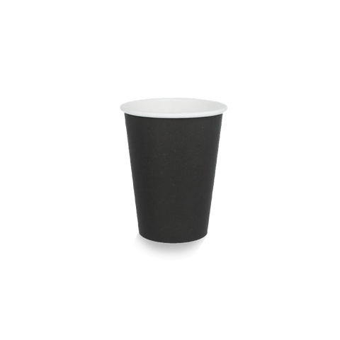 Klika - Kartonnen koffiebeker 360cc 12oz zwart | 1000 stuks