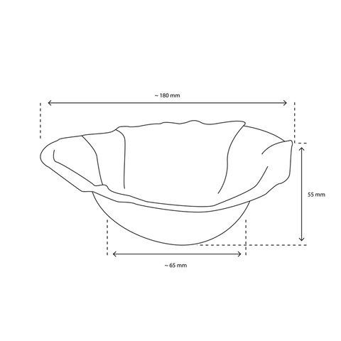 KLIKA - Palmblade COI 300 ml 180x170x55mm Bio | 100 Stück